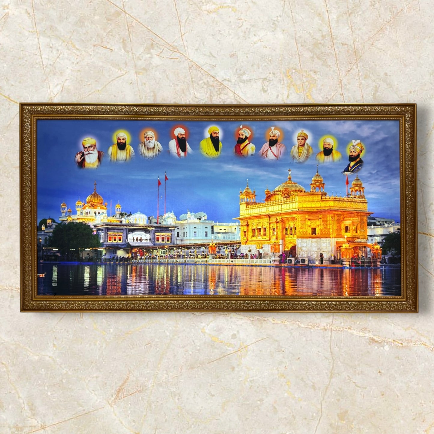 Golden Temple with 10 Guru’s