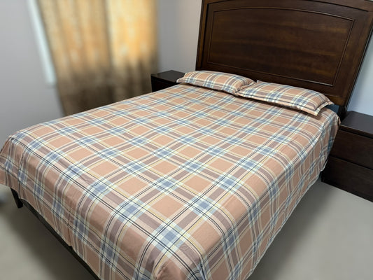 Peach Burberry Pattern