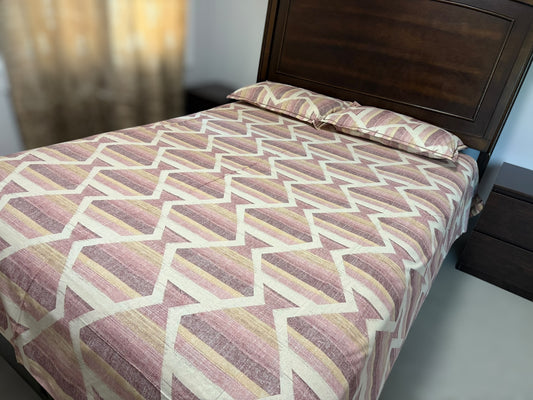 Pink geometric pattern